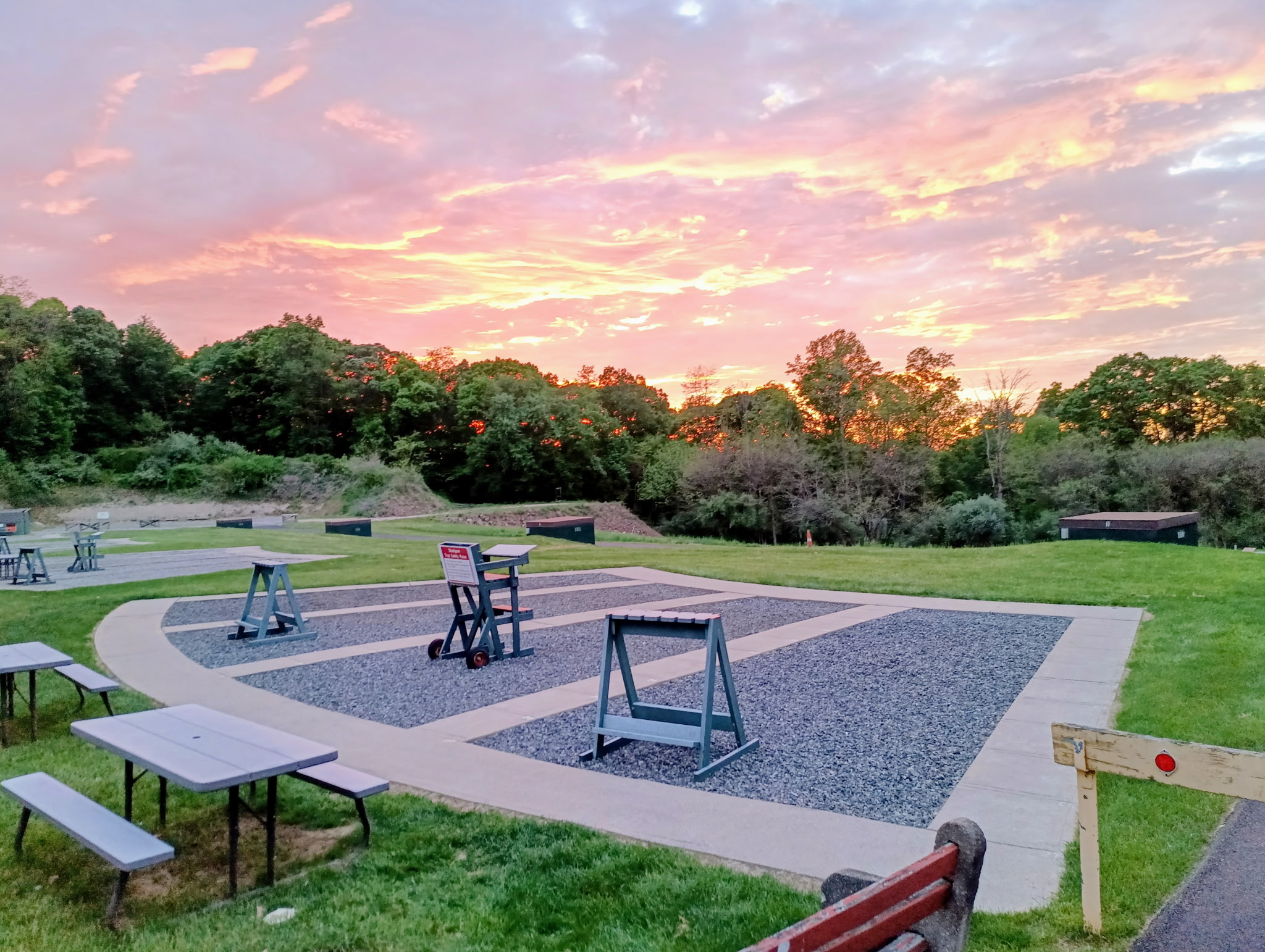 Trap Fields at Sunset
